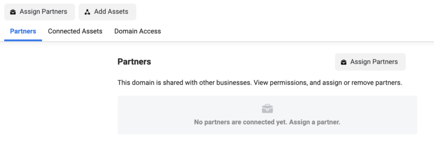 share domain with business partner