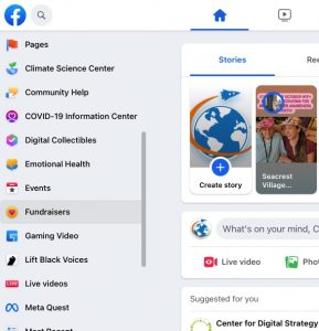 how to start a facebook fundraiser