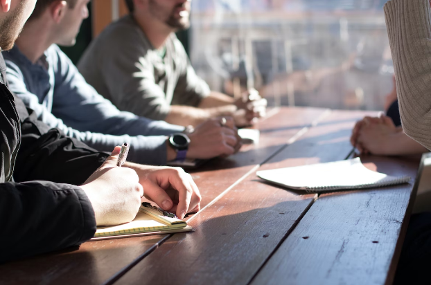 people sitting at a table