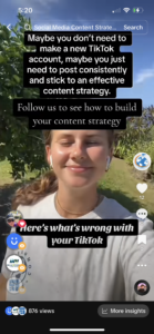 tiktok tips and content strategy or nonprofits