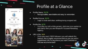 Community Boost Tiktok Profile page audit