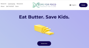 Eat butter save kids peer-to-pper fundraising campaign
